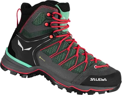 Produktbild von Ws Mtn Trainer Lite Mid Gtx - Salewa, Farbe:feld green/fluo coral, Größe:UK 3.5 (EUR 36)