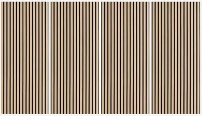 Immagine prodotto di 4 x pannelli acustici decorativi 120x60cm noce Tabb-W