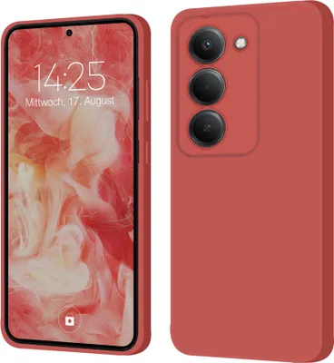 Produktbild von Hülle für Xiaomi Redmi 15 / 15 5G Case Cover Bumper Smartphone Softgrip Schutzhülle Farbe: Rot