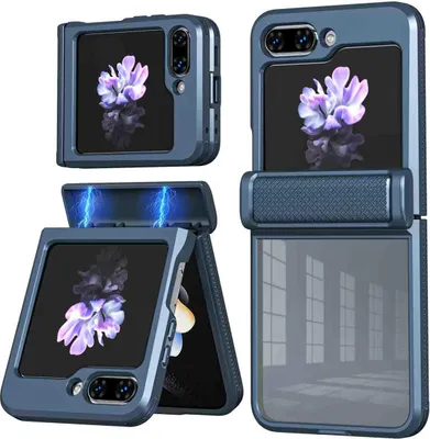 Zdjęcie produktu dla imoshion Rugged Clear Backcover dla Samsung Galaxy Z Flip 5 - ciemnoniebieski