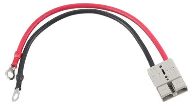 Image de Connecteur pour chargeur de batterie de chariot élévateur, 50A, 600V, avec câble d'extension