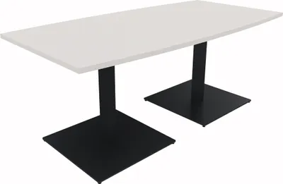 Produktbild von Bespr.ti. Tonneau Tellerfuß Quadrat B1800xT800/900xH720 an/Weiß
