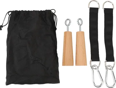 Immagine prodotto di 1 paio di impugnature in legno per pull up Accessori professionali per l'allenamento della forza delle braccia per l'allenamento fitness in casa