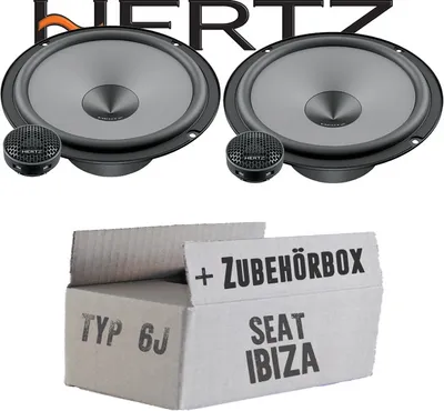 Produktbild von Hertz K 165 - KIT - 16,5cm Lautsprecher Komposystem - Einbauset passend für Seat Ibiza 6J - justSOUND