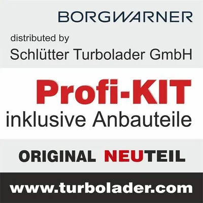 Obrázek produktu pro Turbodmychadlo SCHLÜTTER TURBOLADER 166-01505 pro BMW 3 Touring (E91)