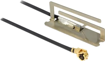 Produktbild von DeLOCK 86388, 1,6 dBi, 5.8 GHz, IEEE 802.11a, IEEE 802.11ac, IEEE 802.11b, IEEE 802.11g, IEEE 802.11h, IEEE 802.11n, 50 Ohm, F-Typ, -10 - 55 °C