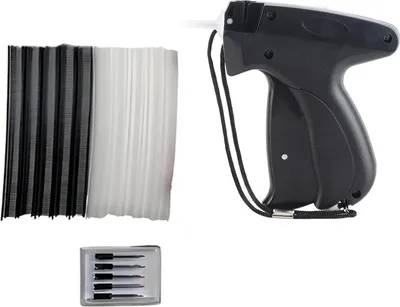 Immagine prodotto di Fissatore rapido per vestiti Attacco per trapunte Mini Punto Orlo Arma Micro Tagging Tool nero nero