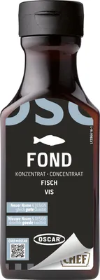 Produktbild von Oscar Fischfond Konzentrat feine Zwiebel und Knoblauchnote 200ml