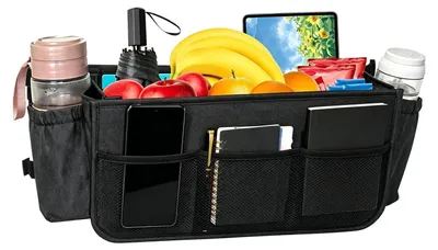Image de Accessoire étanche pour déambulateur, sac de rangement avec capacité
