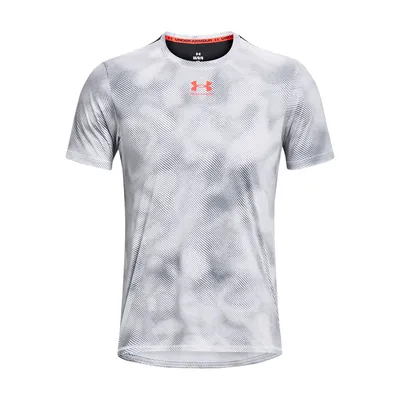 Produktbild von Under Armour Herren UA Challenger Pro Training Kurzarm-Oberteil mit Print - 1381050, Farbe:Weiß, Textil:M
