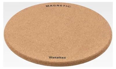 Produktbild von Kork-Untersetzer 20 cm mit Magnet – Schützt Tisch, Theke und Oberflächen, Hellbraun