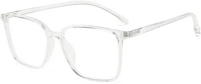 Image de Lunettes anti-lumière bleue - Avec étui - Unie - Transparentes - Lunettes pour ordinateur