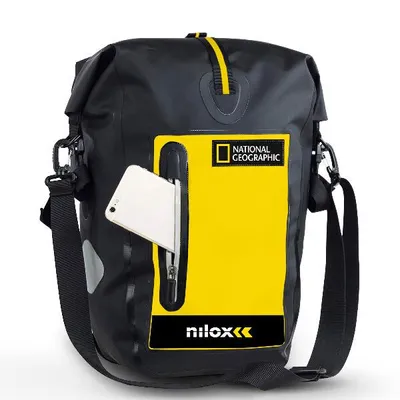 Obrázek produktu pro Nilox NXBAGBIKENAT Batoh na kolo Černá, žlutá