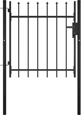 Obrázok produktu pre Brána a plotová bránka BOXTEL s hrotom 100 x 75 cm