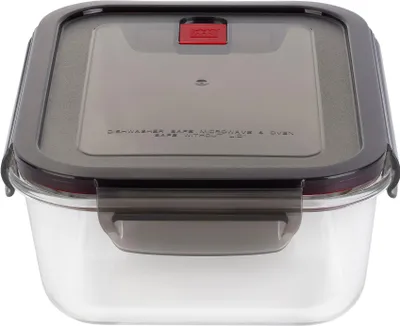 Produktbild von ZWILLING 39506-002, Box, Rechteckig, 1,4 l, Schwarz, Transparent, Glas, Kunststoff, 280 °C