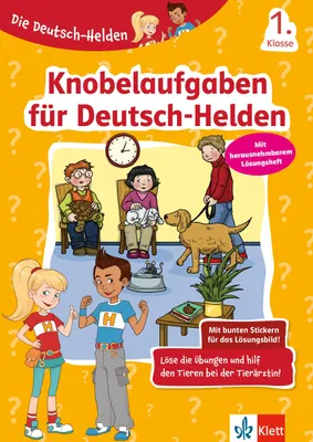Produktbild von Die Deutsch-Helden Knobelaufgaben für Deutsch-Helden 1. Klasse