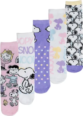 Produktbild von The Peanuts Snoopy Socken für Damen - Frauen Sneaker Strümpfe 38-43 (5er Pack) 38-43