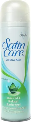 Immagine prodotto di Gillette Satin Care Pelle Sensibile con gel da barba all'Aloe Vera 200 ml W
