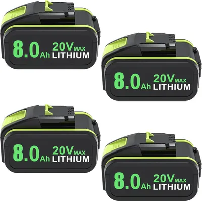 Obrázok produktu pre Lítiová batéria, kapacita 8000 mAh, napätie 20 V, 4 batérie