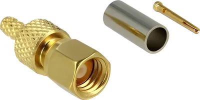 Obrázek produktu pro DeLOCK 65858, SMC, 6 mm, 50 ohm, Zlato, Mosaz, Zlato, 18,8 mm