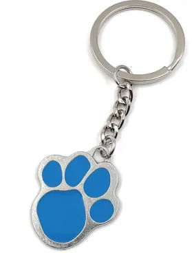 Produktbild von Onwomania Schlüsselanhänger - "Pfote Hund Bär" - Metall Glücksbringer ideal als Geschenk z.B. für den besten Freund, die beste Freundin, Mama