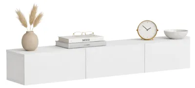 Produktbild von Lariano - TV-Möbel, 180x31x26h cm, Weiß, 3 Türen