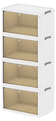 Image de Boîtes de rangement pliables. Gain de place et empilables