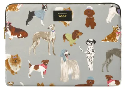 Obrázok produktu pre Wouf – Obal na notebook (15-16 palcov) – Obal na notebook – Motív: šteňa