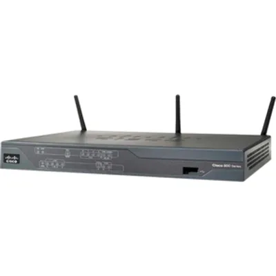 Produktbild von Cisco 887VA Annex M ETSI Compliant - Wireless Router - DSL-Modem - 4-Port-Switch - WAN-Ports: 2 - 802.11b/g/n (draft 2.0) - 2,4 GHz