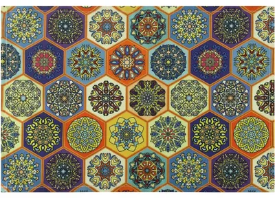 Immagine prodotto di Tovaglietta tessile CLOTH piastrelle mosaico motivo floreale 45x30 cm