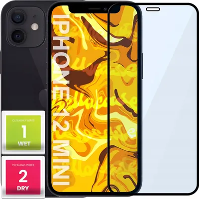 Produktbild von Glas für APPLE IPHONE 12 MINI Panzerglas Panzerfolie Schutzglasfolie Displayschutzglas Echt Glas Schutz Folie Display Glasfolie 9H