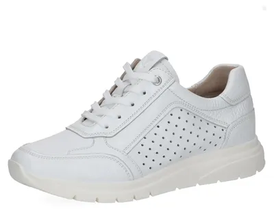Produktbild von CAPRICE Damen Sneaker aus Leder, Weiß (White Deer), 41