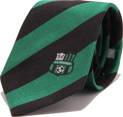 Produktbild von 9576W cravatta uomo MESSORI  black/green silk tie men