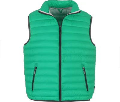 Produktbild von River Creek Herren Steppweste mit Stehkragen – Leichte Weste Packable mit Reißverschluss Wärmeisolierende Wattierung in Smaragd Größe XXL