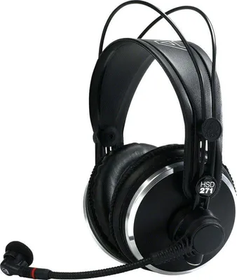Produktbild von AKG HSD271 XLR-Set Single-Ended-Kopfhörer mit dynamischem Mikrofon