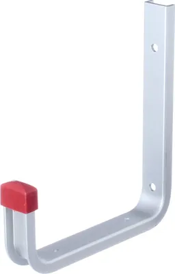 Immagine prodotto di Alberts 856816 Gancio a muro, angolare, alluminio, profondità 140 mm, altezza 155 mm, set da 10