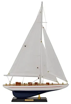 Productafbeelding van Scheepsmodel Zeilschip - Antiek Schip - Decoratief Gebruik - Compleet Afgemonteerd - 33x49x6cm - Bruin