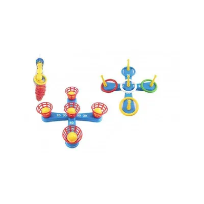 Produktbild von Wurfspiel - Kreuz mit Kreisen und Bechern mit Bällen