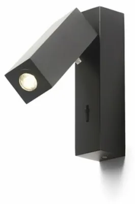 Zdjęcie produktu dla FADO I naścienny czarny 230V LED 3W 45° 4000K