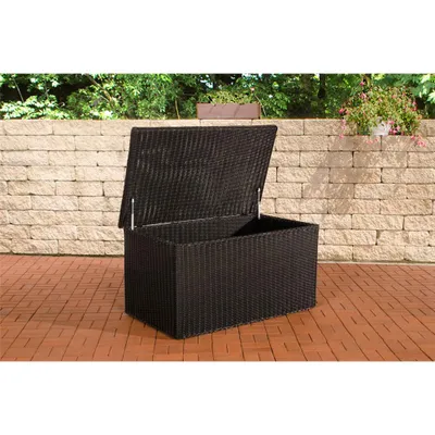 Obrázek produktu pro CLP Polyrattan polštářový box 5 mm, černý XL