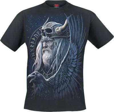 Produktbild von Spiral T-Shirt Herren Odin's Warrior schwarz S