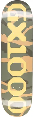 GX1000 Skateboard Deck OG Logo - camo yellow