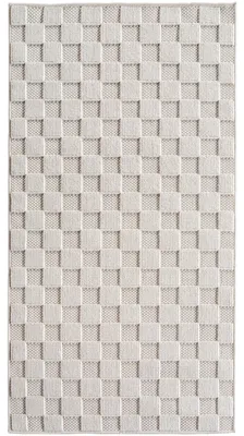 Obrázok produktu pre Kratkosrstý koberec, jednofarebný, vhodný do obývačky, spálne alebo detskej izby, krémová farba, rozmer 80x150 cm, obdĺžnikový tvar