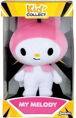 Image de Peluche My Melody, Jemini Hello Kitty Kid'collect, +/- 13 cm, Peluche à Collectionner, Douce