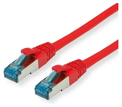 Zdjęcie produktu dla VALUE 5m S/FTP Cat.6a, 5 m, Cat6a, S/FTP (S-STP), RJ-45, RJ-45, Czerwony
