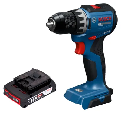 Zdjęcie produktu dla Wiertarko-wkrętarka akumulatorowa Bosch GSR 18V-52 Professional 18 V 70 Nm bezszczotkowa + 1x akumulator 2,0 Ah – bez ładowarki