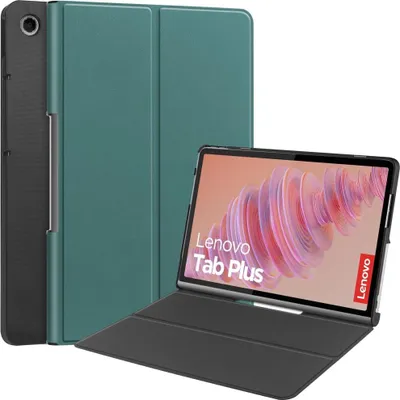 Produktbild von Lenovo Tab Plus Hülle - Coverup Tri-Fold Ständer Klapphülle mit Schlaf/Wach-Funktion - Grün
