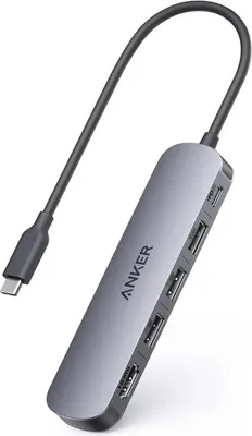Obrázok produktu pre Dokovacia stanica Anker, 5 v 1, HDMI 4K, PD 90 W, sivá, #A8357HA0