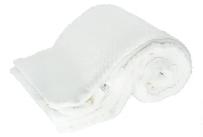 Productafbeelding van ARÔME HOME Luxe deken, ruitpatroon, wit