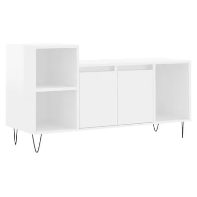 Produktbild von TV-Schrank Hochglanz-Weiß 100x35x55 cm Holzwerkstoff